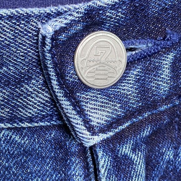 Rare Japanese Studio Seven X GU Childhood Dreams High Rise Tapered Leg Mom Jeans - Picture 13 of 14